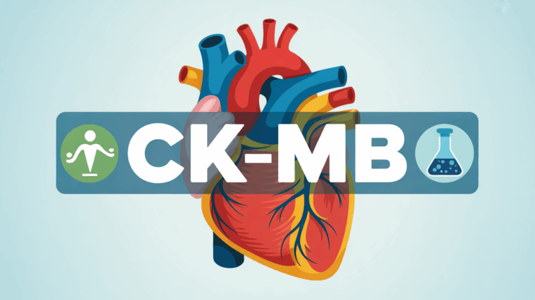 Image ck-mb biomarqueur coeur analyse sportive