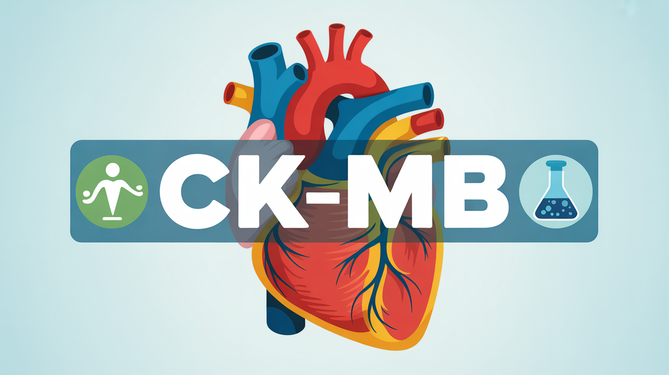 Image ck-mb biomarqueur coeur analyse sportive