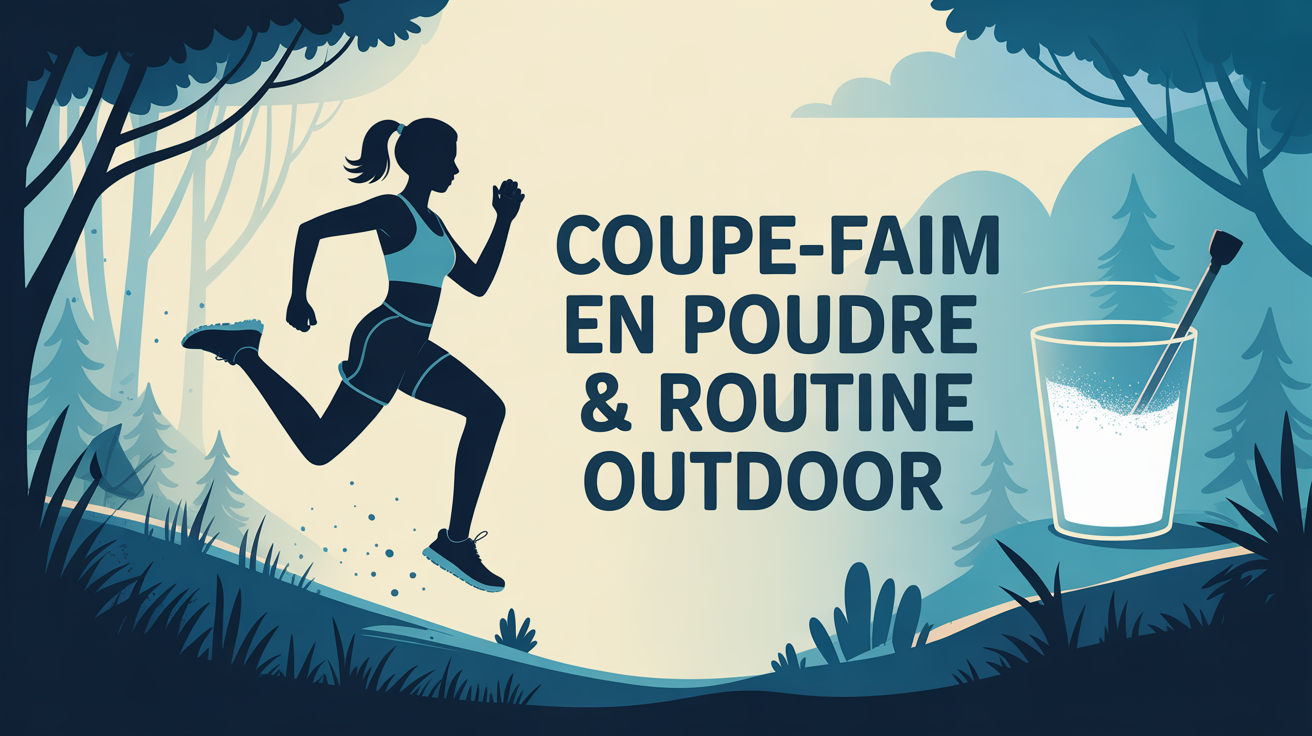 visuel coupe faim en poudre et routine outdoor