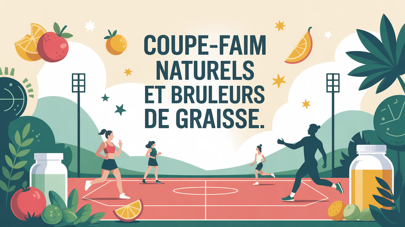 Coupe-faim naturels et brûleurs de graisse sur terrain de sport