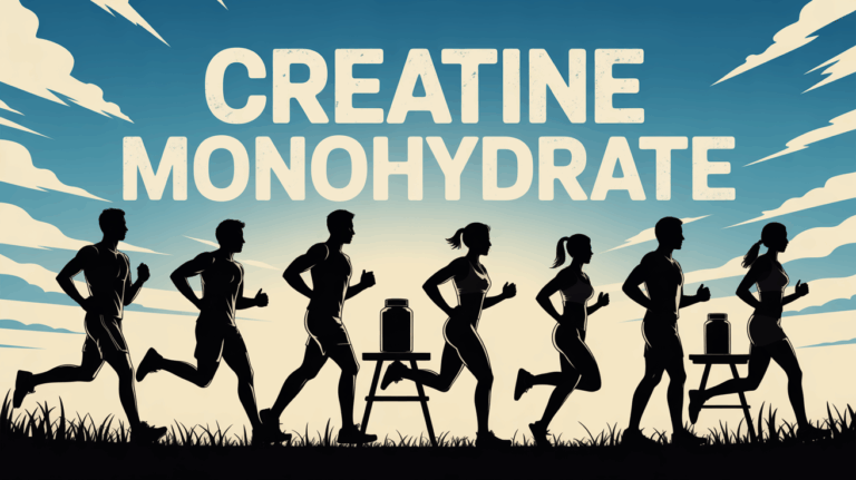 creatine monohydrate en plein air avec sportifs