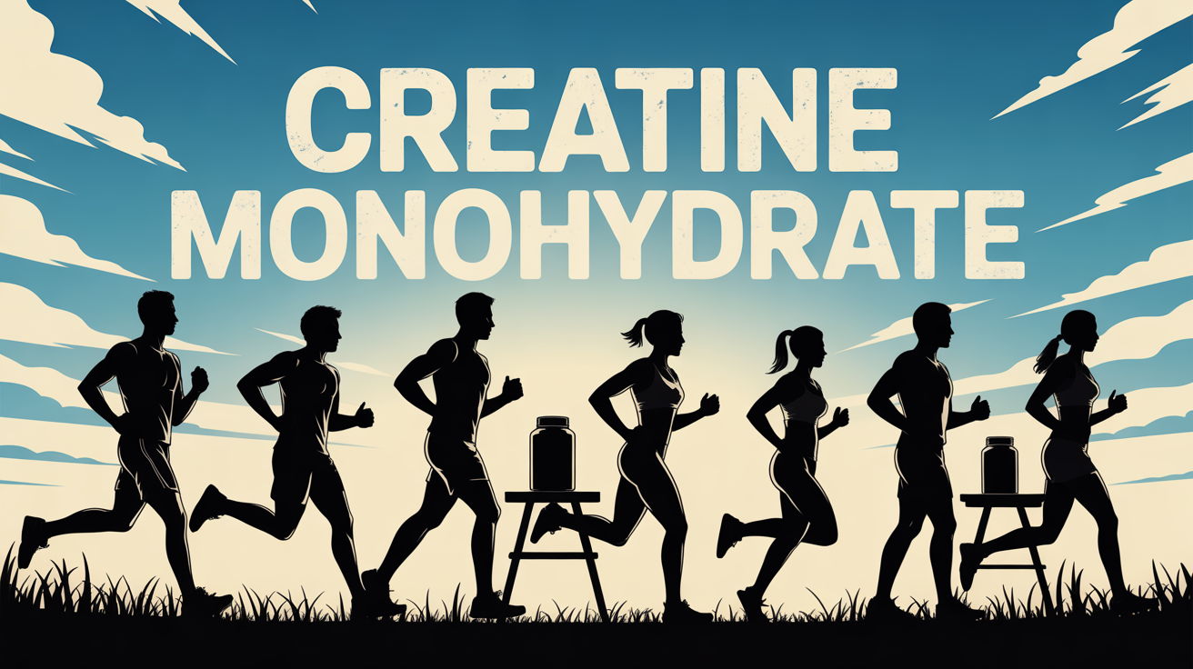 creatine monohydrate en plein air avec sportifs
