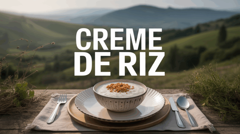 photo creme de riz assiette trail nature