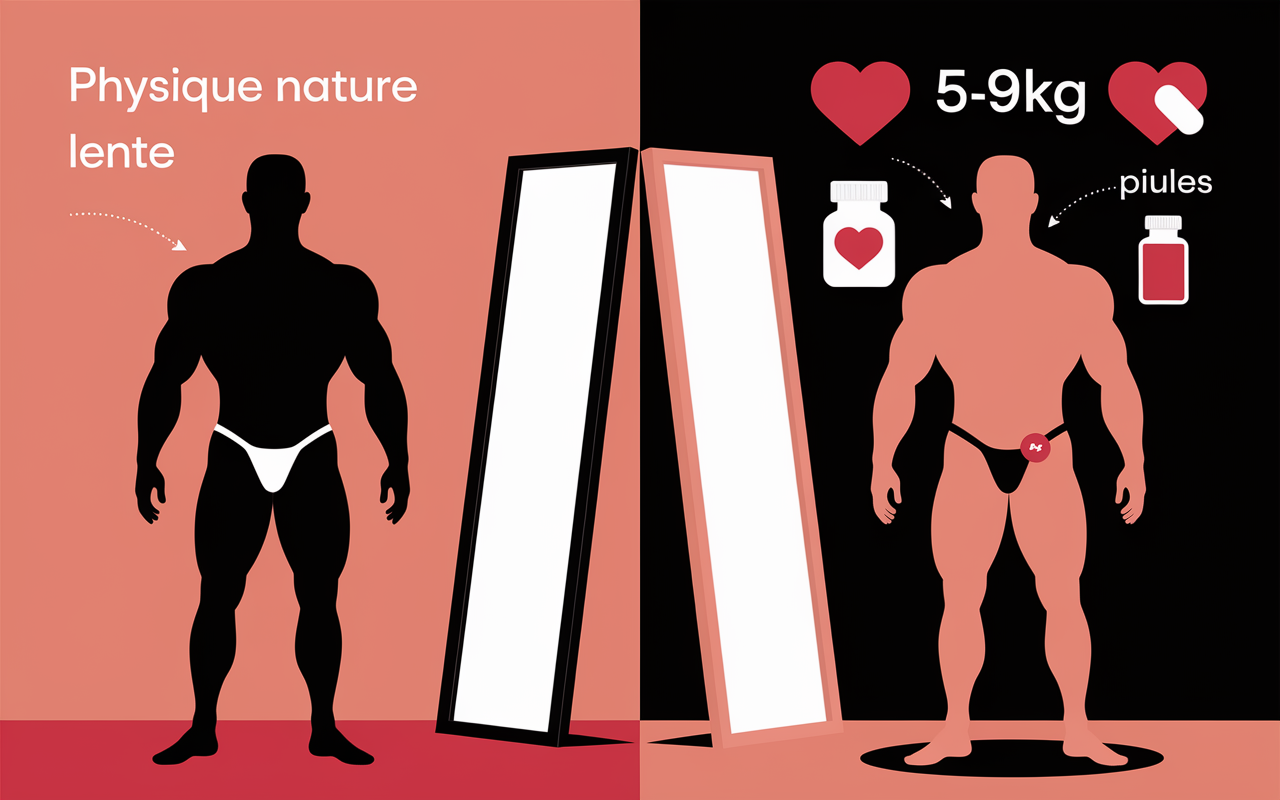 Comparaison physique dopage musculation résultats risques