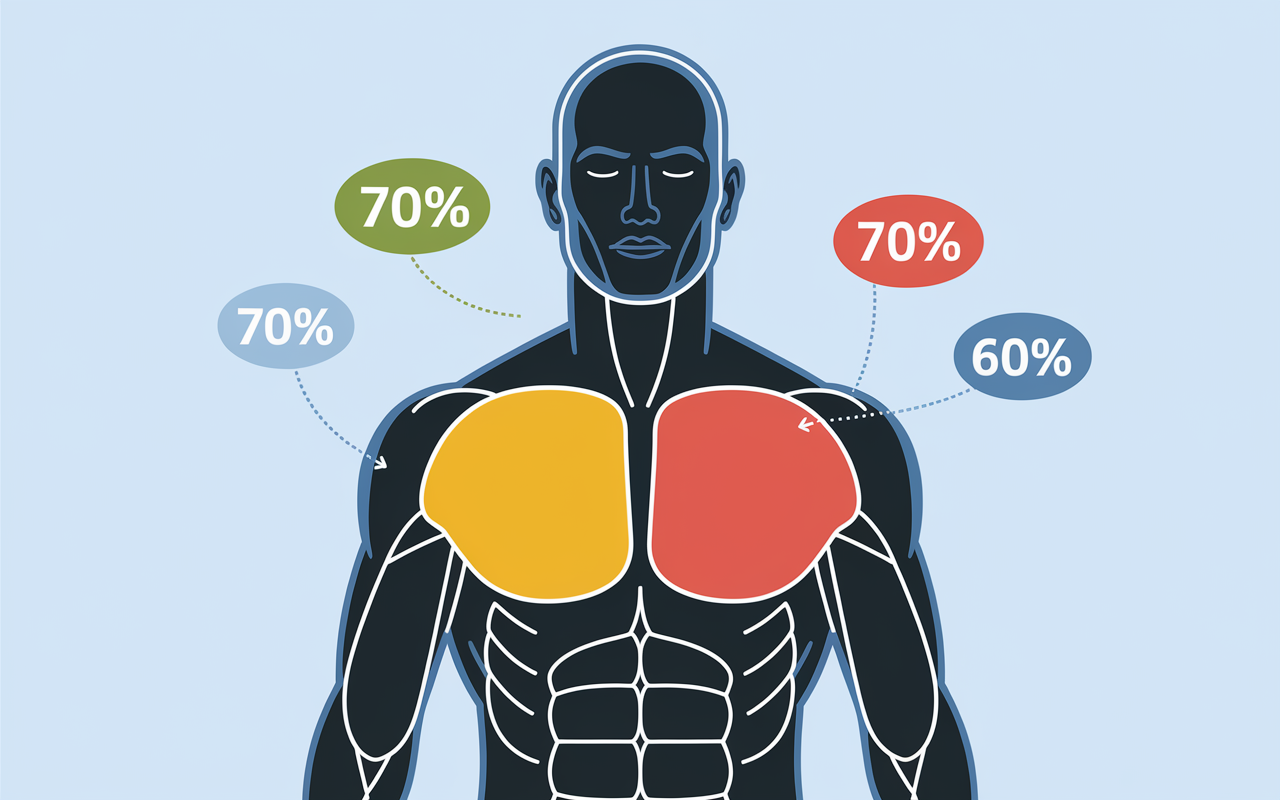 epaule poulie, deltoide, activation musculaire