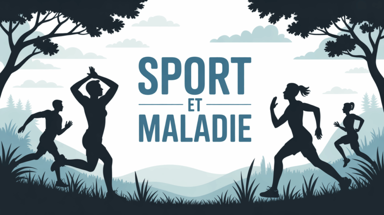Sportifs immobiles et doux mouvement nature