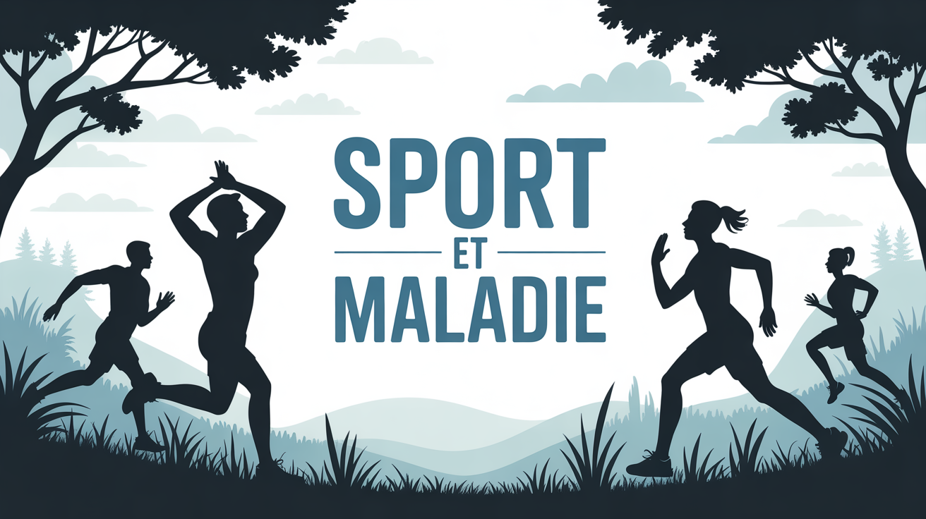 Sportifs immobiles et doux mouvement nature