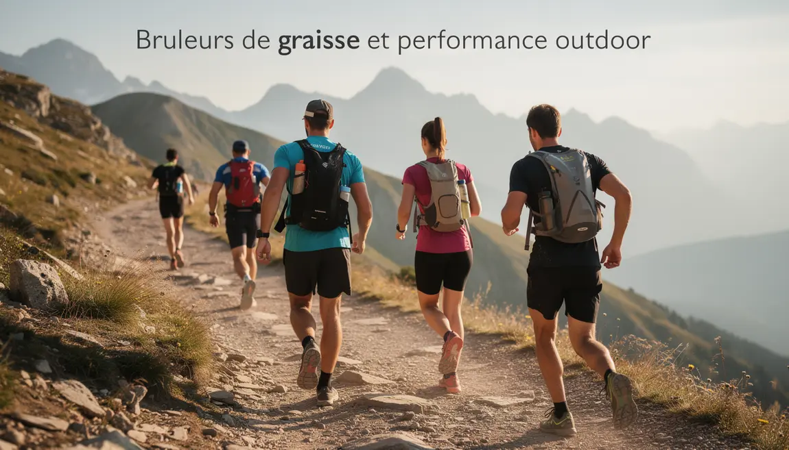 groupe sportifs randonnée trail montagne brûleur de graisse