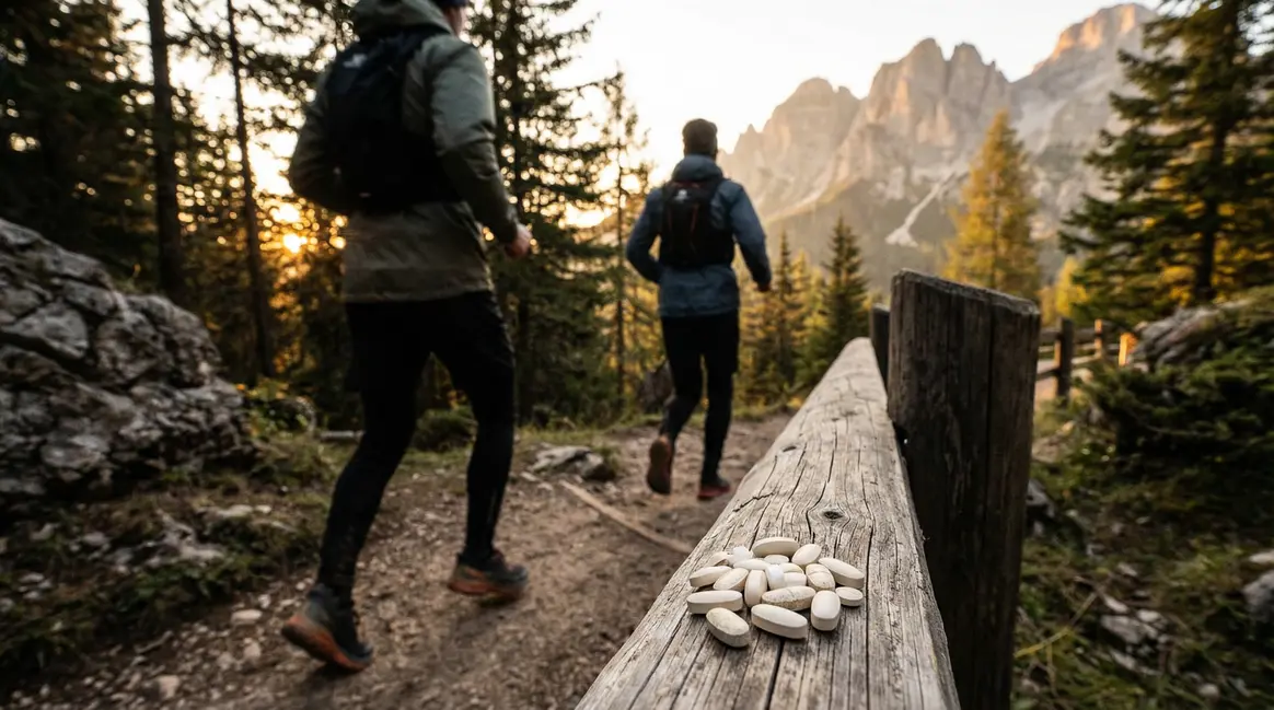 pilules brule graisse et silhouettes sport montagne