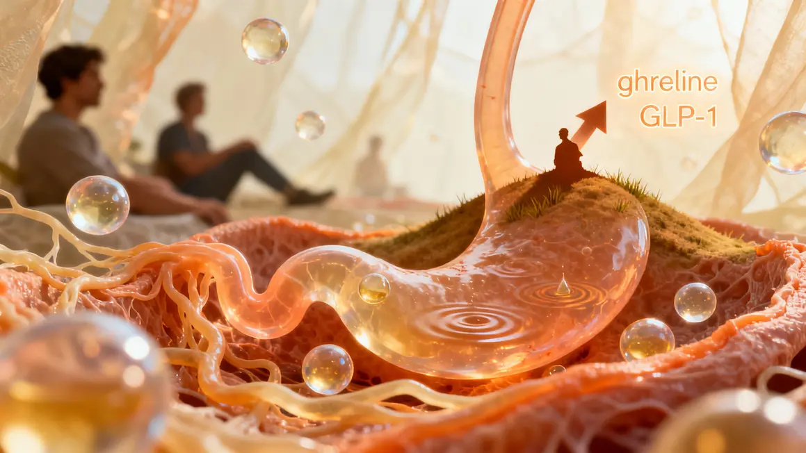 Schéma digestion, satiété, thermogenèse coupe-faim
