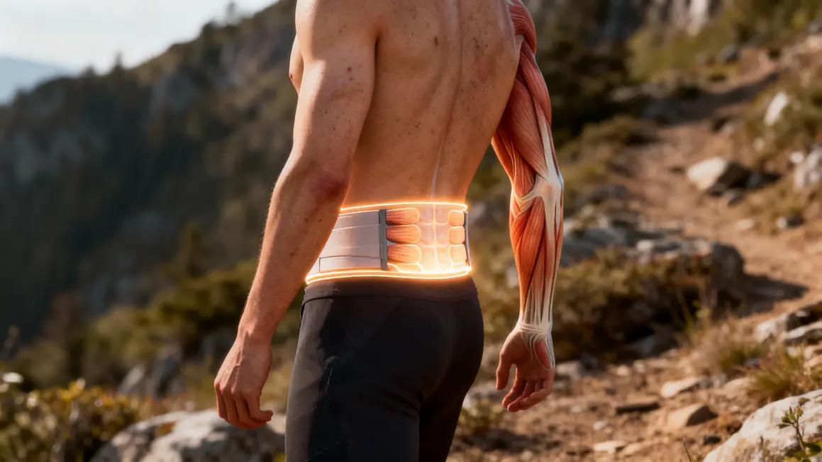abdos outdoor effet lumineux ceinture abdominale