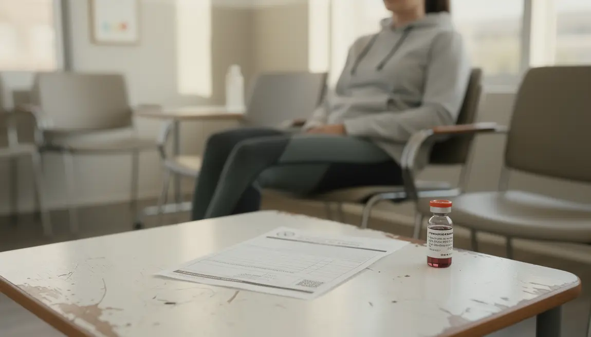 sportif salle attente laboratoire test creatinine