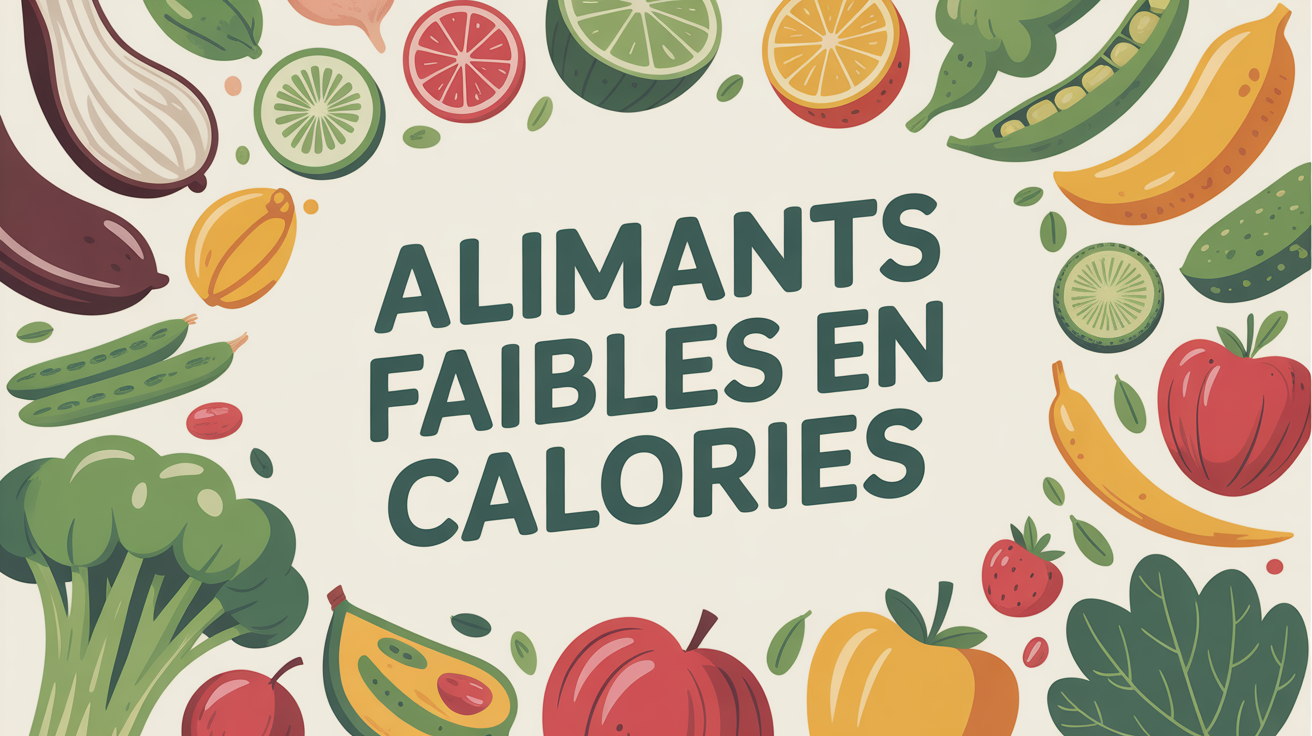 assiette variée aliments faibles en calories