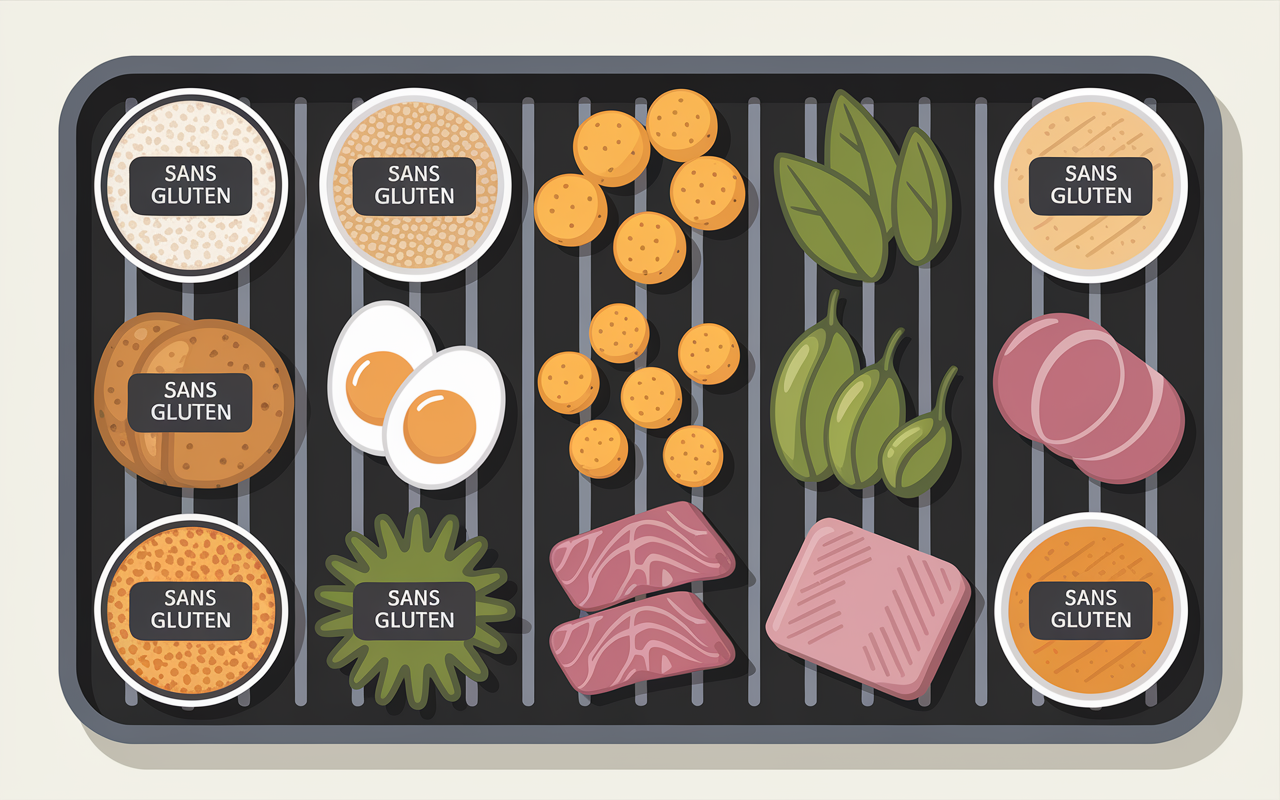 liste quel sont les aliment sans gluten