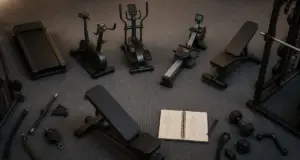 Machines de salle de sport : tapis de course, vélo, elliptique, rameur et banc