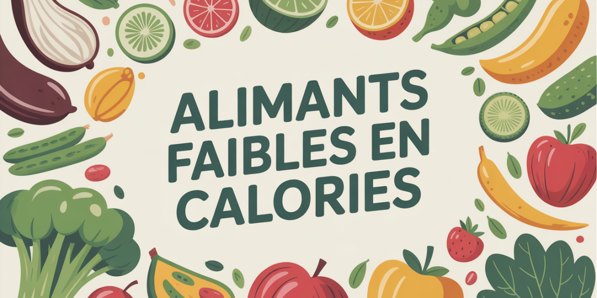 assiette variée aliments faibles en calories