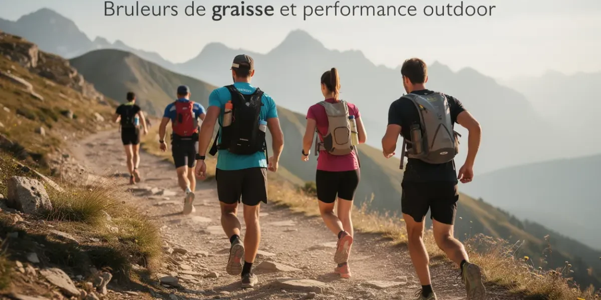groupe sportifs randonnée trail montagne brûleur de graisse