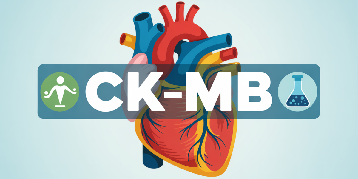 Image ck-mb biomarqueur coeur analyse sportive