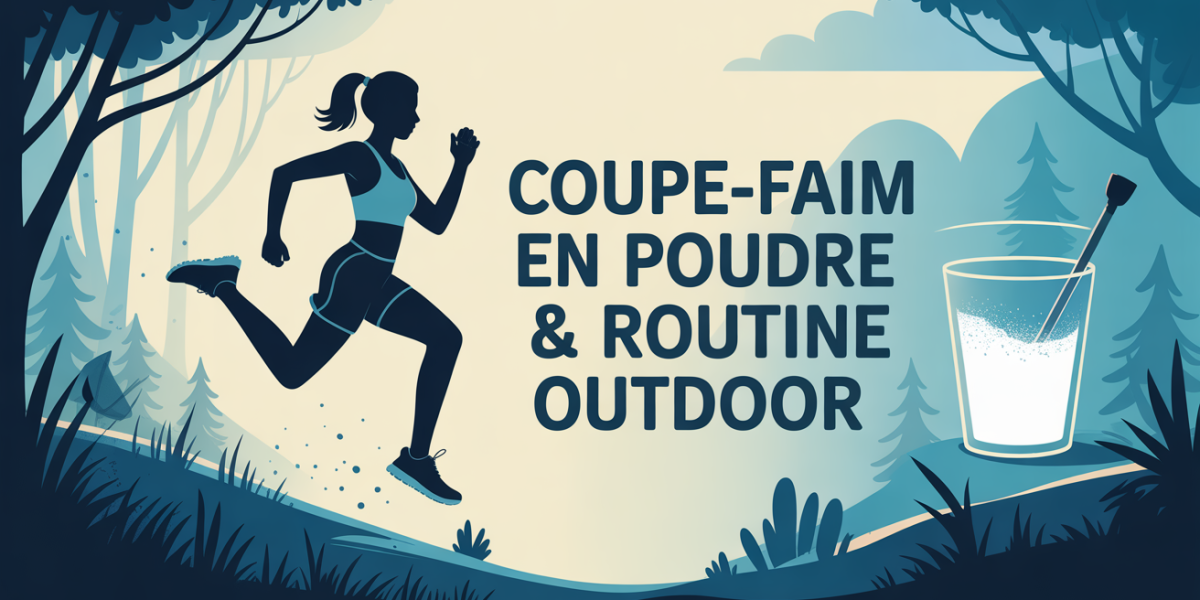 visuel coupe faim en poudre et routine outdoor
