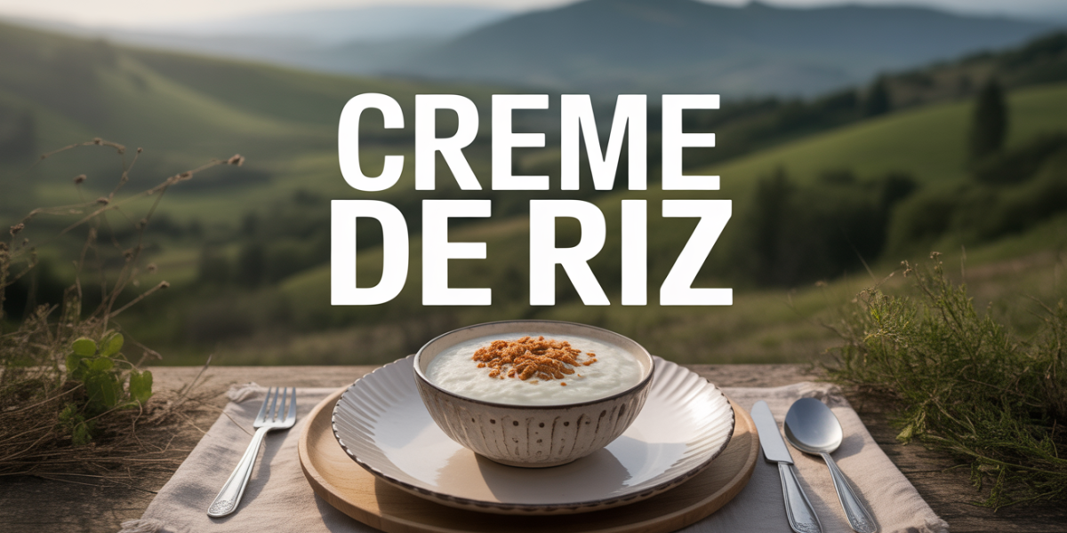 photo creme de riz assiette trail nature