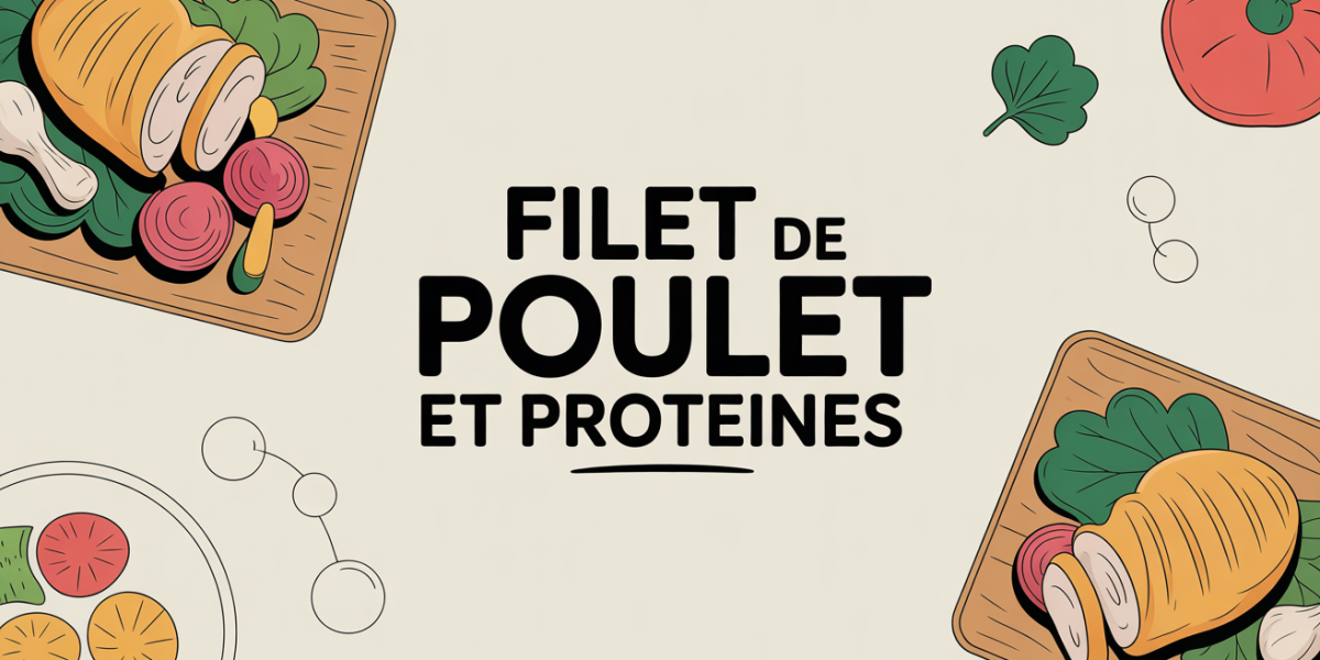 filet de poulet grillé decoupé et legumes repas riche en proteines