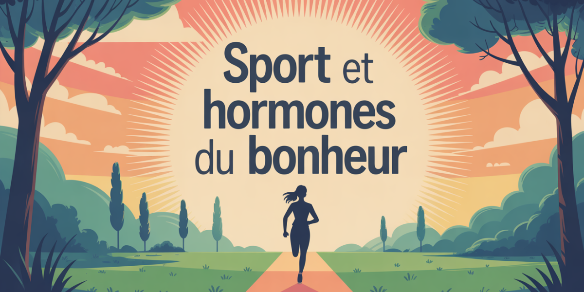 visuel hormone du bonheur sport silhouette énergie parc