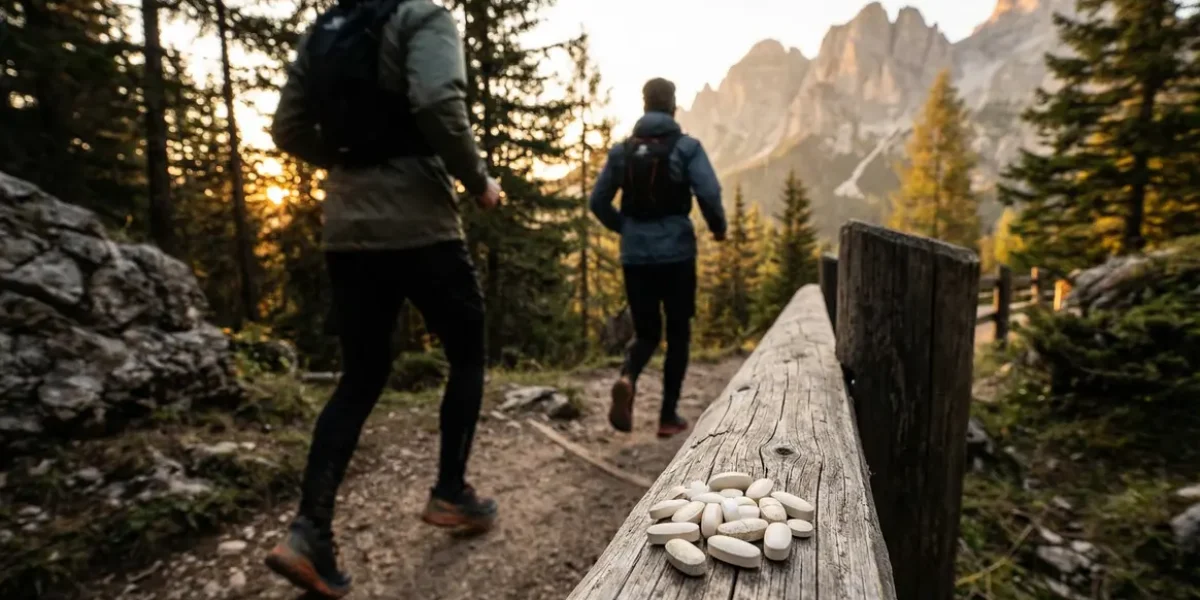 pilules brule graisse et silhouettes sport montagne